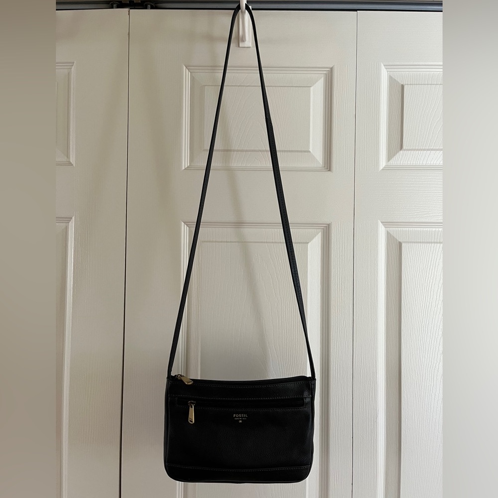 Fossil Black Leather Purse